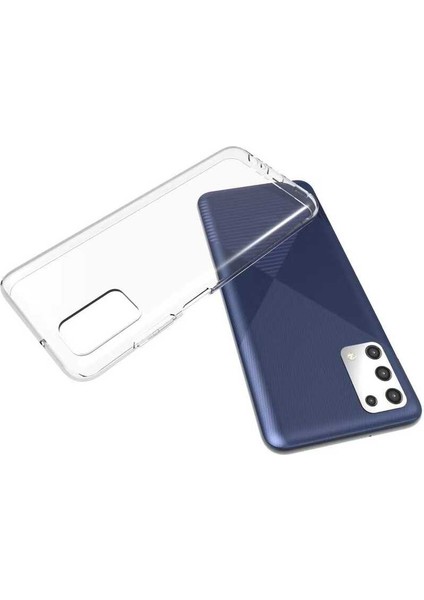 Galaxy A03S Kılıf Inc Süper Silikon Kapak-Renksiz
