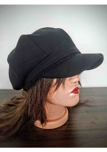 Kadın Kışlık Kaşe Taş Detaylı Şapka fırsatları