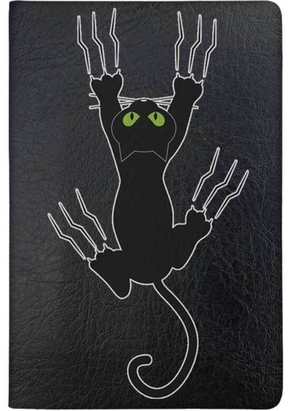 Tırmık Desenli Deri Pet Evcil Hayvan Kedi Köpek Pasaport Sağlık Karnesi Kabı Kılıfı