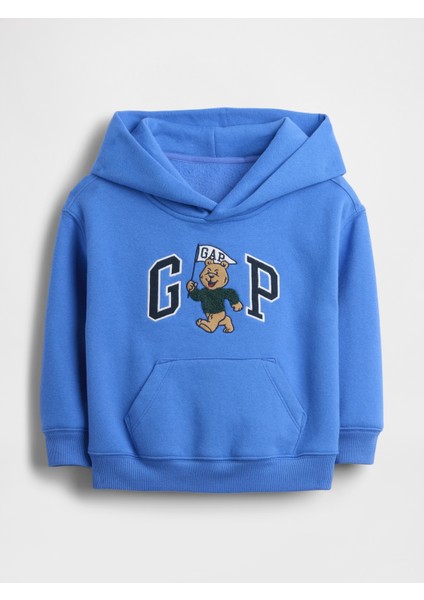 Erkek Bebek Açık Mavi Brannan Bear Logo Sweatshirt