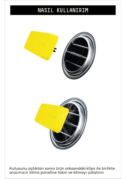 Araba Klima Kokusu, Flat Oto Kokusu, Bergamot Portakal Aromalı, 60 Gün Etkili Araç Kokusu - Energetic fırsatları