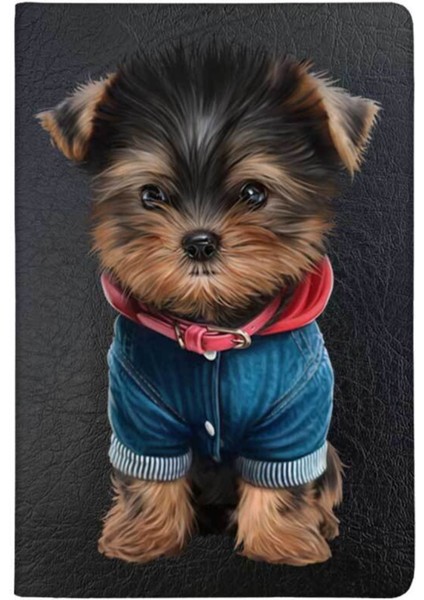 College Dog Desenli Deri Pet Evcil Hayvan Kedi Köpek Pasaport Sağlık Karnesi Kabı Kılıfı