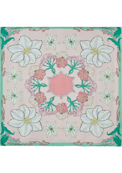 Desenli Modal Eşarp Manolya Mint fırsatları