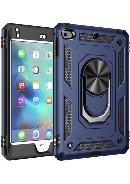 iPad Mini 4. Nesil - Uyumlu Uyumlu Inc Tablet Vega Kapak-Mavi