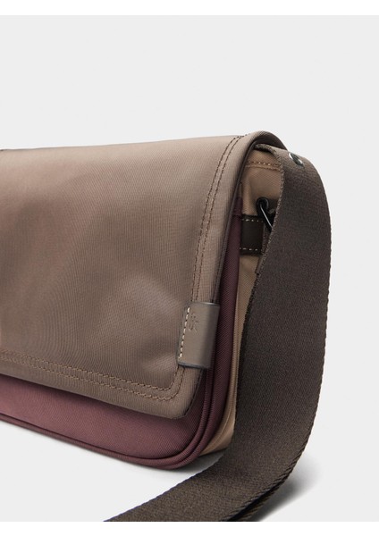 Teknik Kumaş Renk Bloklu Çapraz Askılı Çanta, modelleri