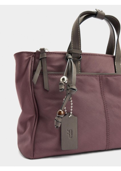 Teknik Kumaş Çapraz Askılı Tote Çanta modelleri