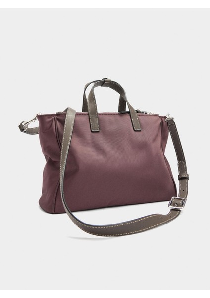 Teknik Kumaş Çapraz Askılı Tote Çanta fırsatları