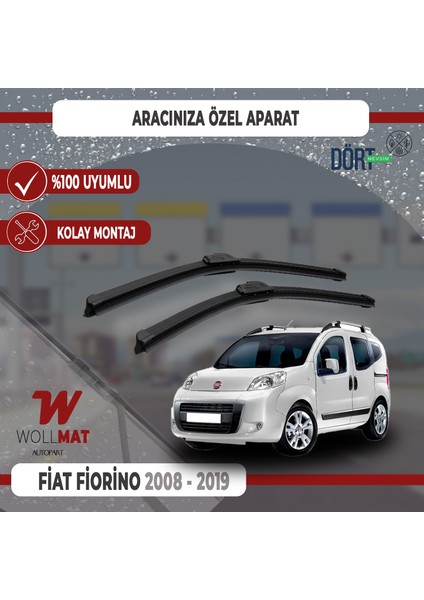 Fiat Fiorino Silecek Takımı 2008 2019 Arası Uyumlu Silecek Takımı Araca Özel