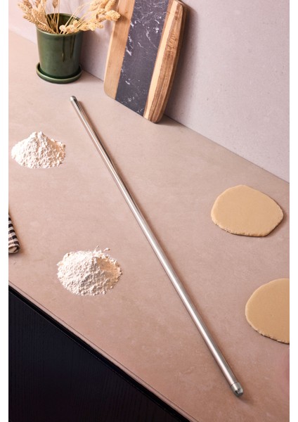 Proroll 304 Paslanmaz Çelik Merdane 85 cm Hamur Oklavası 18/10