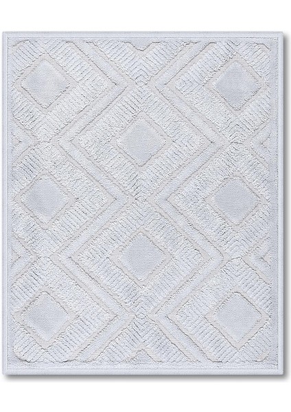 Draco Doğal Pamuklu 2'li Banyo Paspas & Halı Seti 60X100 50X60 Grey modelleri