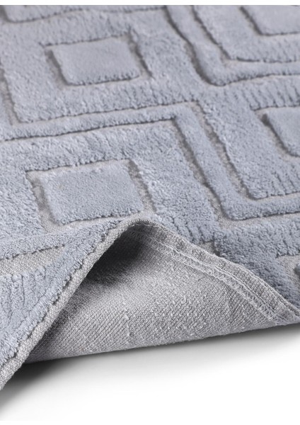 Draco Doğal Pamuklu 2'li Banyo Paspas & Halı Seti 60X100 50X60 Grey indirimleri