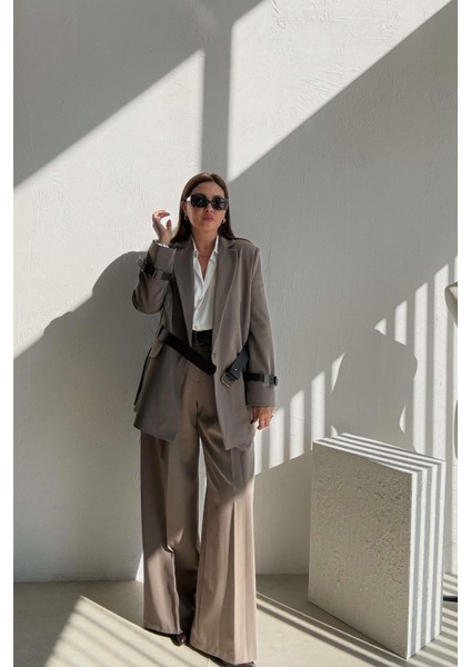 Toprak Rengi Tasarım Takım Elbise fırsatları