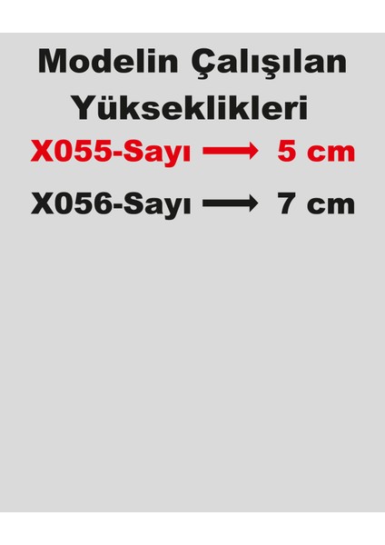 Stencil Rakam Boyama Şablonu X055-SAYI fırsatları