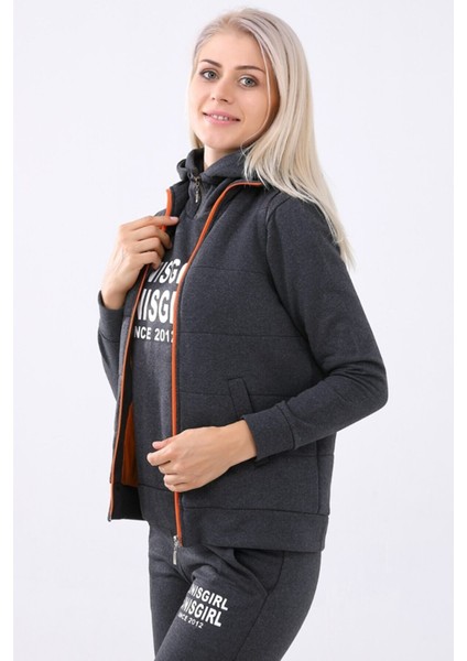 Günlük Kışlık Şık ve Rahat Üçlü Kadın Eşofman Takımı fiyatları