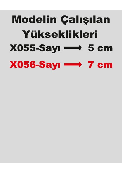 Stencil Rakam Boyama Şablonu X056-SAYI fırsatları