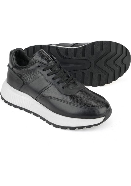 , Erkek Hakiki Deri Ayakkabı 1531023Z1001 Siyah fırsatları