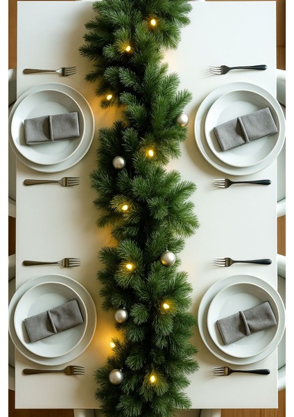 Yılbaşı Dekoratif 160CM Işıklı Garland Set modelleri