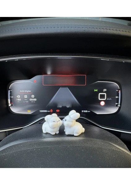 Tatlı Tavşan Çift Sert Plastik Sevgiliye Hediye Araç Içi Aksesuar, Araba Klima Süsü modelleri