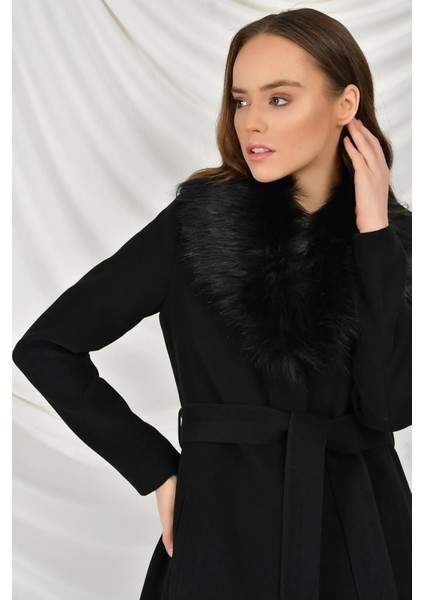 Tamboy Yakası Kürklü Kaban fiyatları