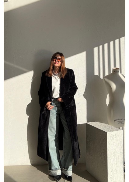 Siyah Premium Astarlı Kaban fırsatları