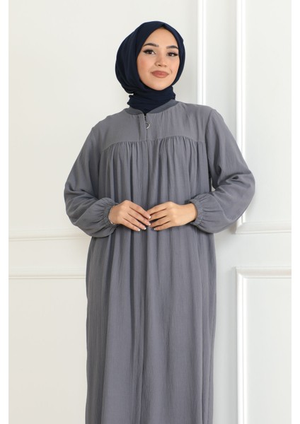 Robalı Mevlana Kesim Günlük Ferace Haki indirimleri