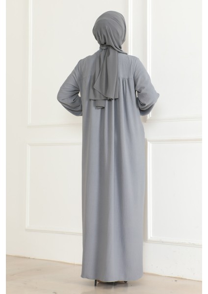 Robalı Mevlana Kesim Günlük Ferace Haki indirimleri