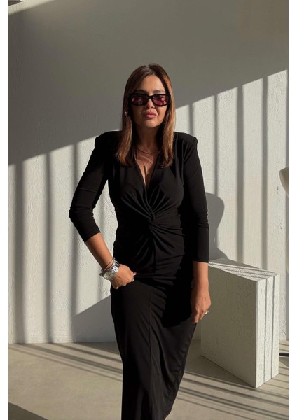 Siyah Midi Boy Elbise fiyatları