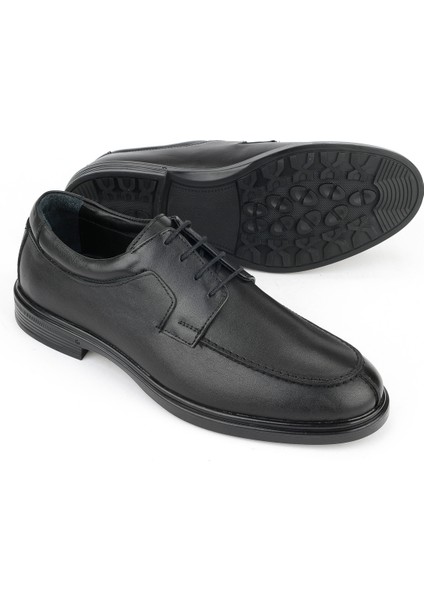 , Erkek Hakiki Deri Ayakkabı 1531007Z9253 Siyah fırsatları