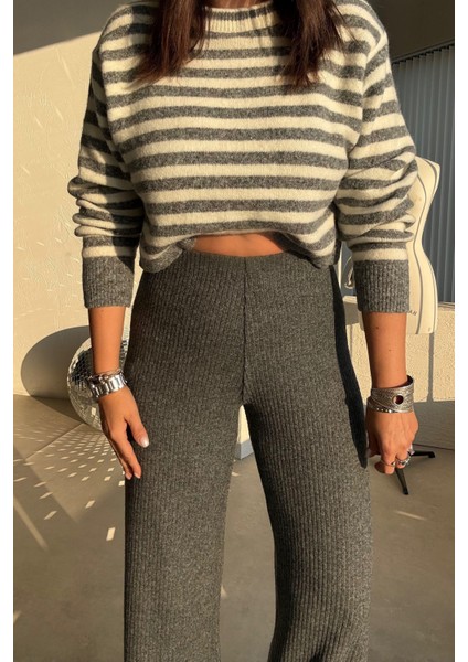 Füme Fitilli Yumoş Pantolon