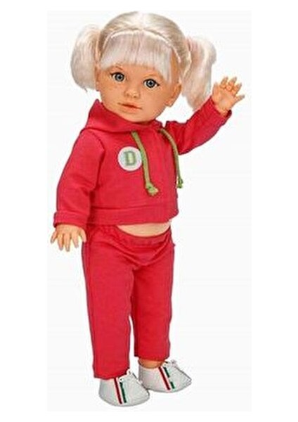 Tina Sporty Model Bebek 45 Cm Pembe Eşofmanlı Spor Temalı Oyun Arkadaşı