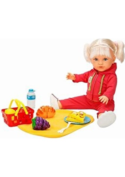 Tina Sporty Model Bebek 45 Cm Pembe Eşofmanlı Spor Temalı Oyun Arkadaşı