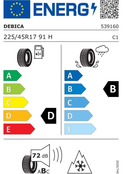 225/45 R17 91H Frigo Hp 2 Fp Oto Kış Lastiği ( Üretim Yılı: 2024 ) fiyatları