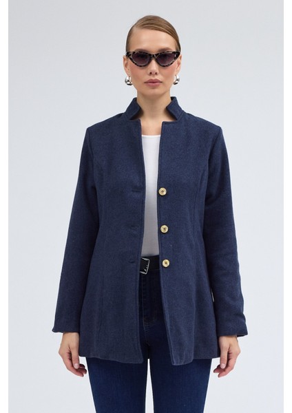 Tasarım Yaka Kısa Boy Kaşe Kaban indirimleri