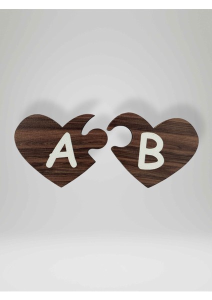 B Harfi (Sağ Parça) – Ahşap Puzzle Kalp Harf Magnet – Buzdolabı Süsü – Ikili Uyumlu (KOD:994) fiyatları