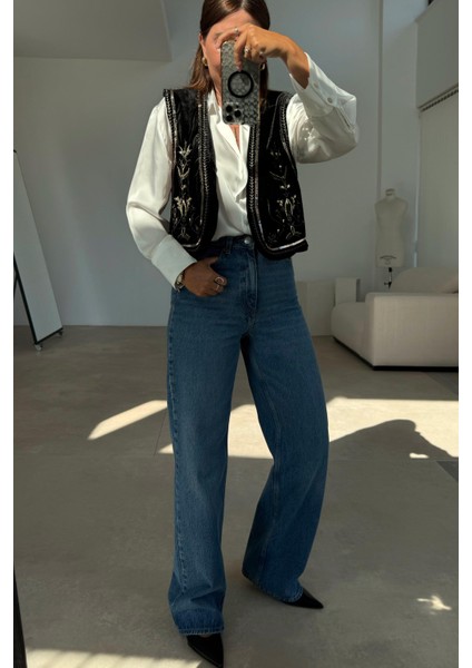 Ekstra Yüksek Bel Mavi Jean modelleri