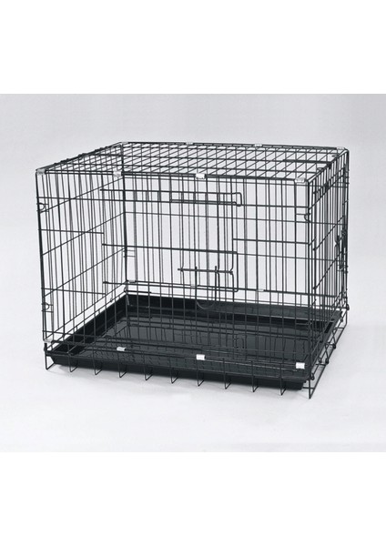 Techmrt Dayang Köpek Kafesi Siyah 78X48X55