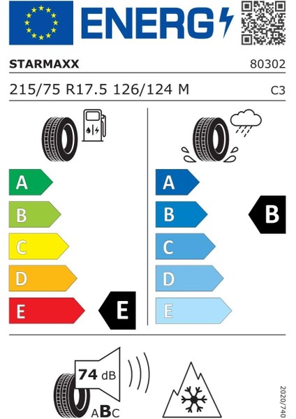 DZ300 215/75R17.5 126/124M (Kış) (2025) fiyatları