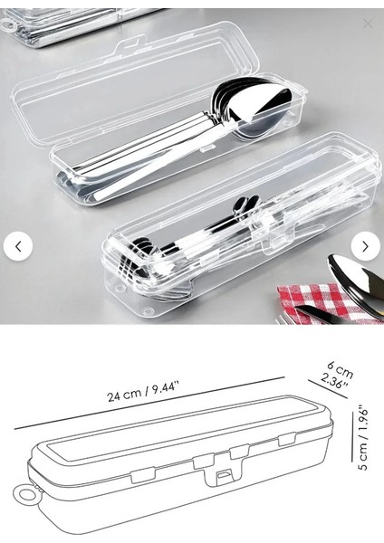 3'lü Çatal Bıçak Kaşık Takımı Saklama Kutusu Seti - Çeyizlik Organizer Düzenleyici Saklama Kabı fırsatları