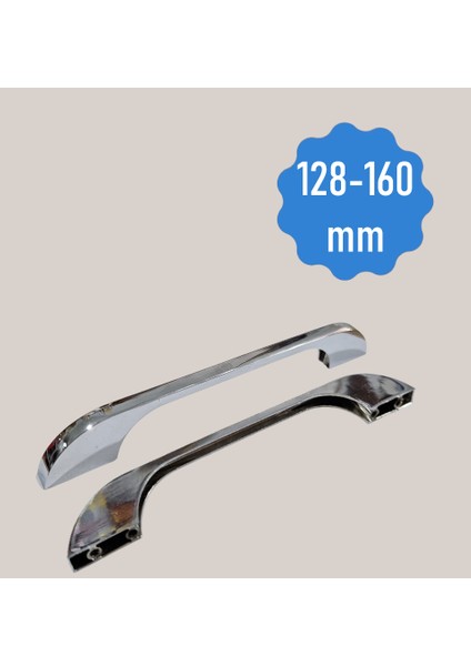 Emir 128-160 mm Alüminyum Metal Siyah Dolap Çekmece Kulpları modelleri