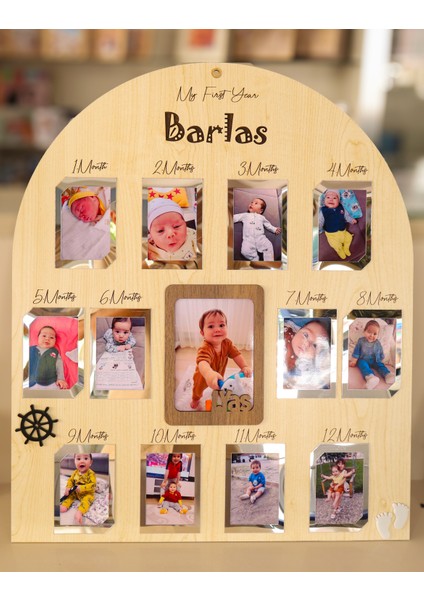 12 Ay Bebek Fotoğraf Çerçevesi