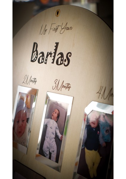 12 Ay Bebek Fotoğraf Çerçevesi fırsatları