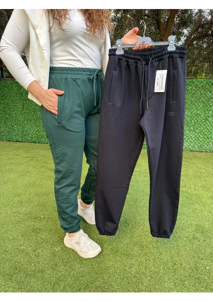 Lastikli Paça Zümrüt Rengi Eşofman Altı fiyatları