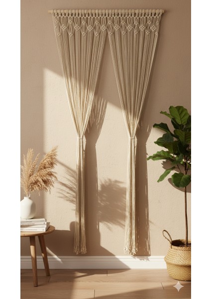 Makrome Perde Düğümlü Kapı Süsü fiyatları