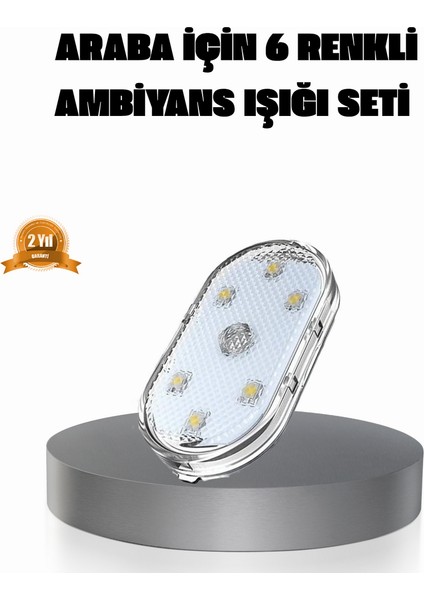 Mtxdpn Manyetik Araba Içi Ambiyans LED Işık Seti – Kolay Montajlı ve Kablolara Gerek Yok