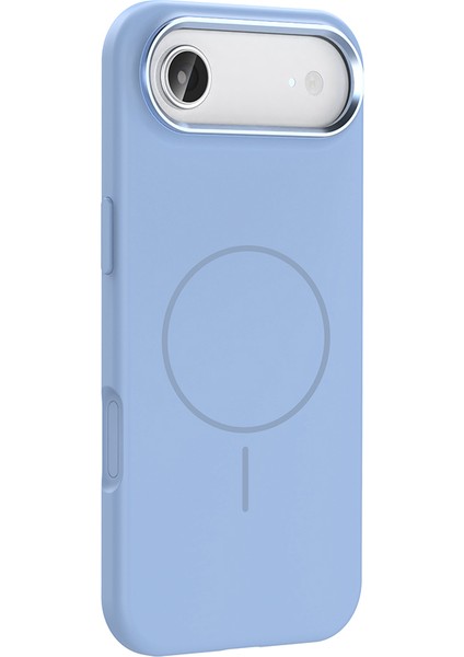 iPhone 17 Air Kılıf M-Safe Şarj Özellikli Metal Kamera Çerçeveli Inc Edi Silikon Kapak - Siyah fırsatları