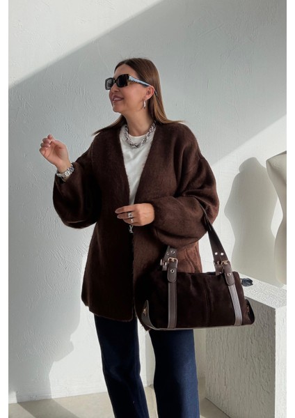 Kahverengi Yün Hırka fırsatları