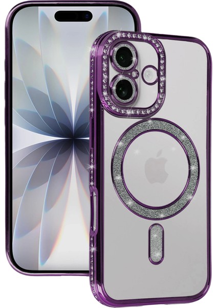 Rdbydn Newface Apple Iphone 17 Joke Simli Magneticsafe Kılıf - Derin Mor