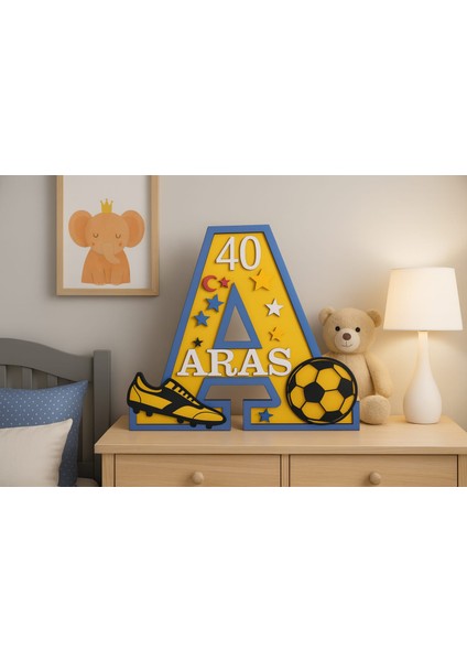 Çocuk Odası Kapı Veya Duvar Süsü Kişiye Özel Isim Yazılı NO:1004 modelleri