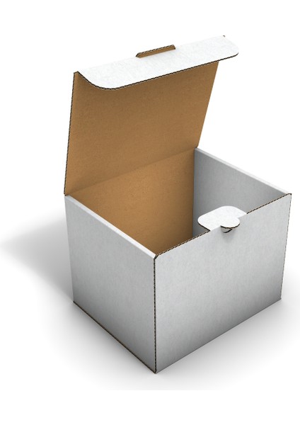 Ondüle 15,2X12X11,3 cm Testliner E-Ticaret Kargo Gönderi Kutusu