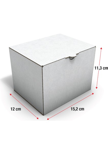 Ondüle 15,2X12X11,3 cm Testliner E-Ticaret Kargo Gönderi Kutusu fiyatları